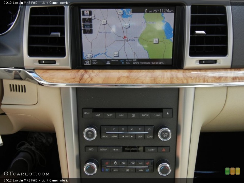 Light Camel Interior Navigation for the 2012 Lincoln MKZ FWD #61920127