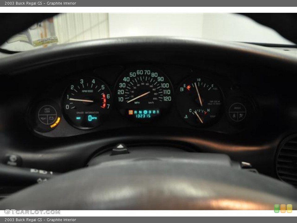 Graphite Interior Gauges for the 2003 Buick Regal GS #61920226