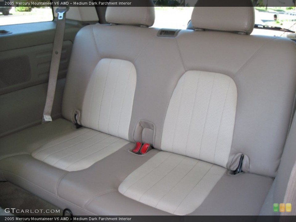 Medium Dark Parchment Interior Rear Seat for the 2005 Mercury Mountaineer V6 AWD #61921333