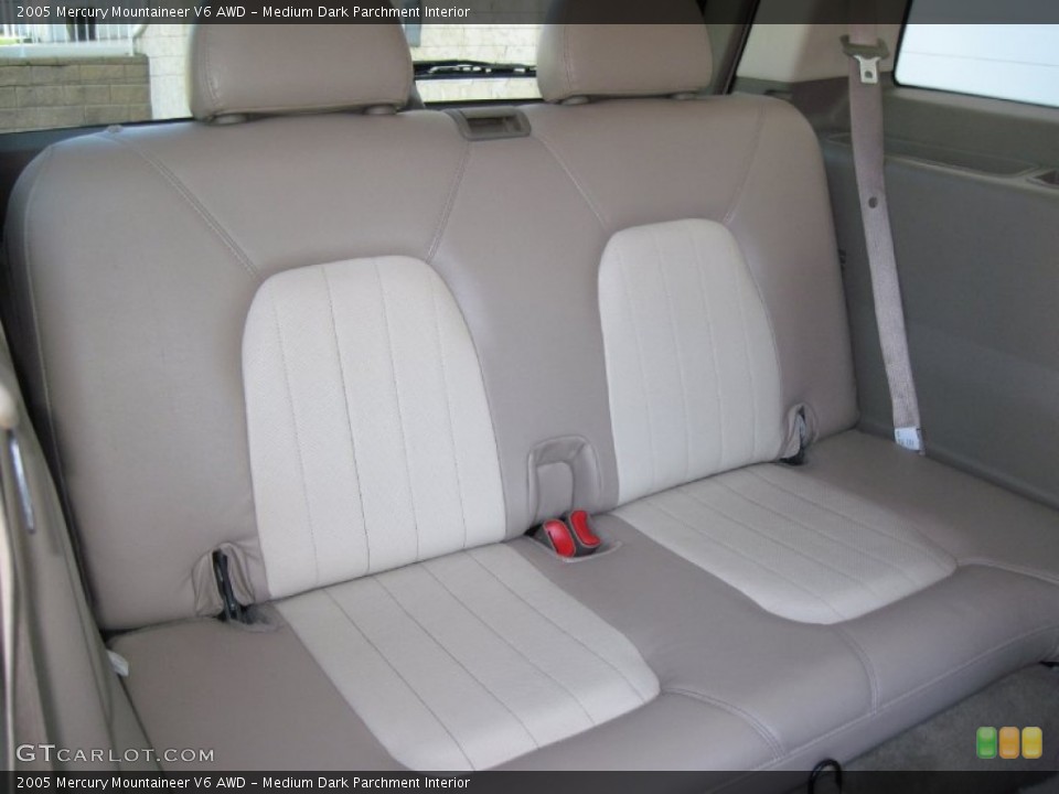 Medium Dark Parchment Interior Rear Seat for the 2005 Mercury Mountaineer V6 AWD #61921342