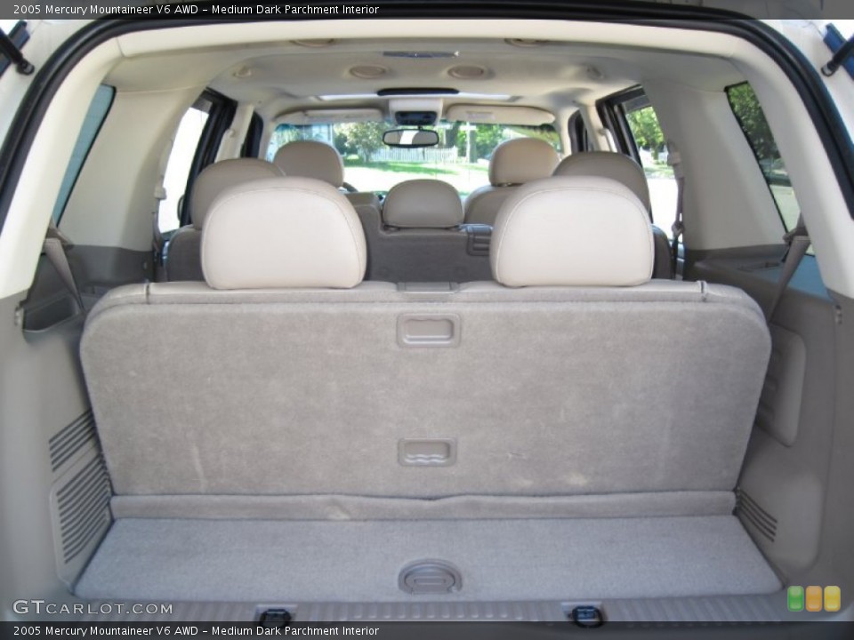 Medium Dark Parchment Interior Trunk for the 2005 Mercury Mountaineer V6 AWD #61921399