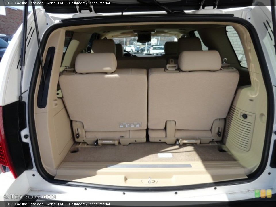 Cashmere/Cocoa Interior Trunk for the 2012 Cadillac Escalade Hybrid 4WD #61921813
