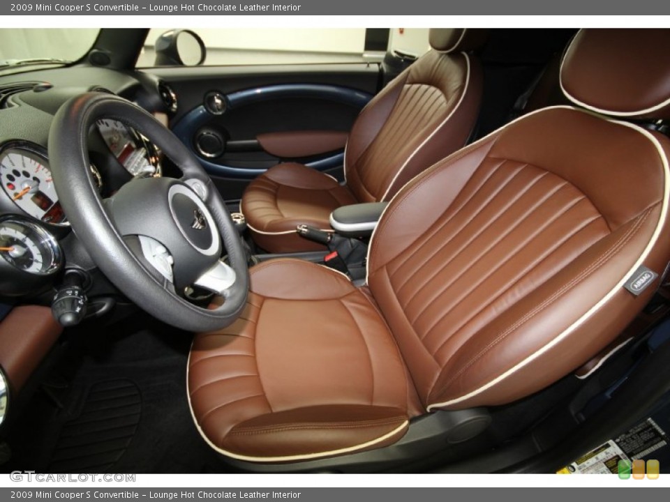 Lounge Hot Chocolate Leather Interior Photo for the 2009 Mini Cooper S Convertible #61922194