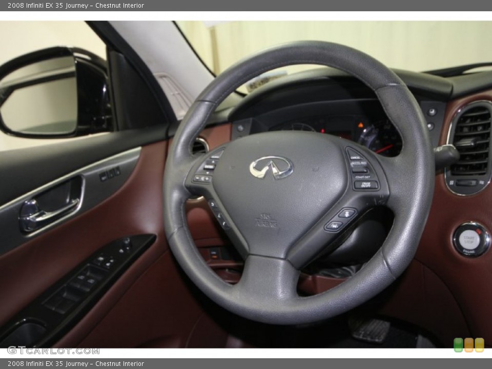 Chestnut Interior Steering Wheel for the 2008 Infiniti EX 35 Journey #61922851