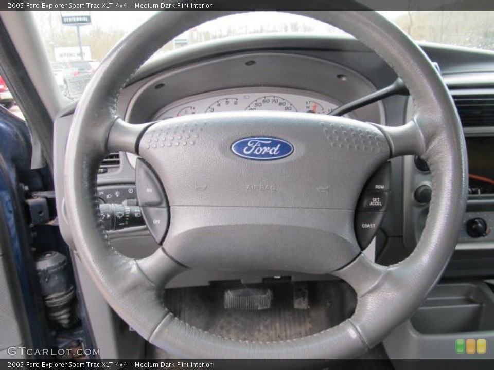 Medium Dark Flint Interior Steering Wheel for the 2005 Ford Explorer Sport Trac XLT 4x4 #61922881