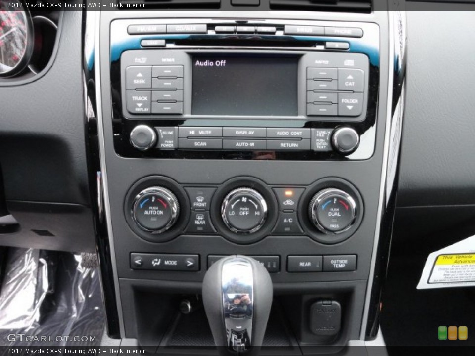 Black Interior Controls for the 2012 Mazda CX-9 Touring AWD #61924474
