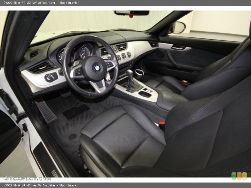 Black Interior Prime Interior for the 2009 BMW Z4 sDrive30i Roadster #61927856