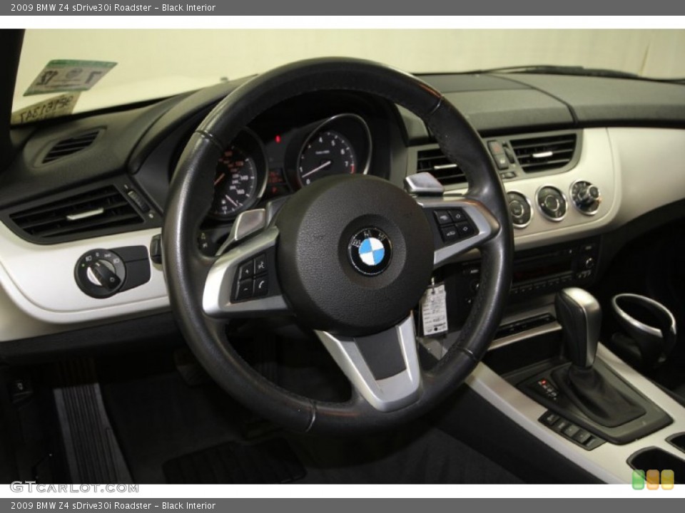 Black Interior Steering Wheel for the 2009 BMW Z4 sDrive30i Roadster #61928025