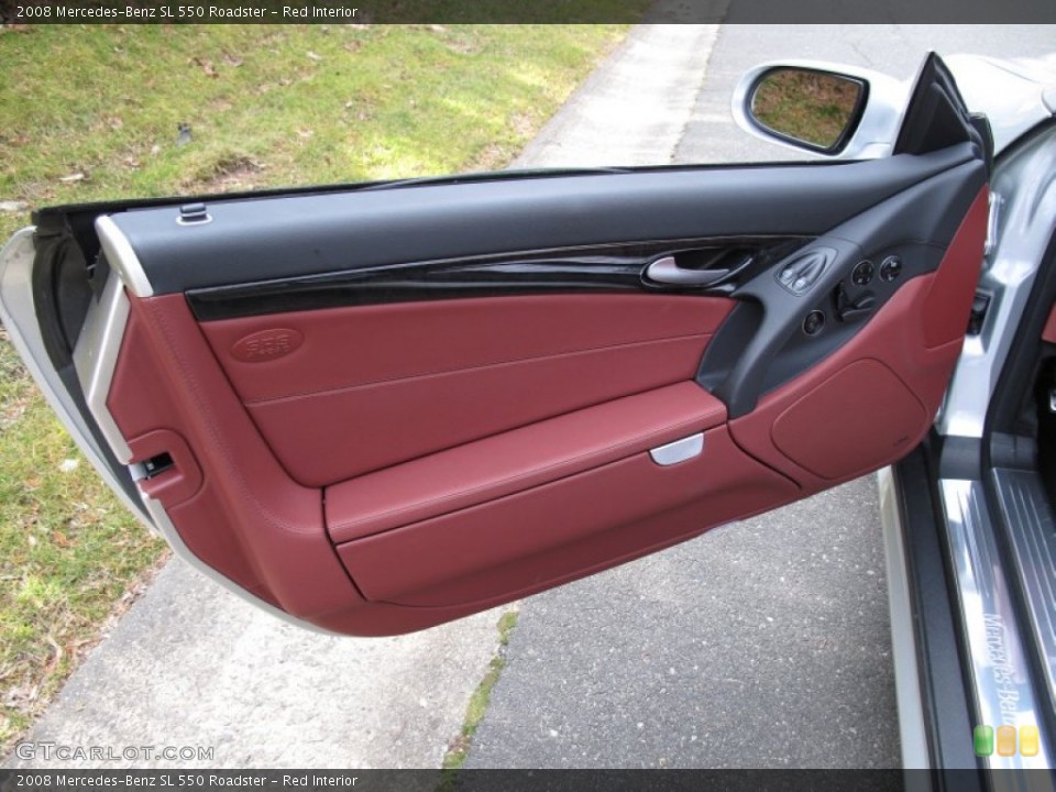 Red Interior Door Panel for the 2008 Mercedes-Benz SL 550 Roadster #61929445