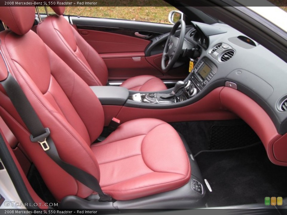 Red Interior Photo for the 2008 Mercedes-Benz SL 550 Roadster #61929460