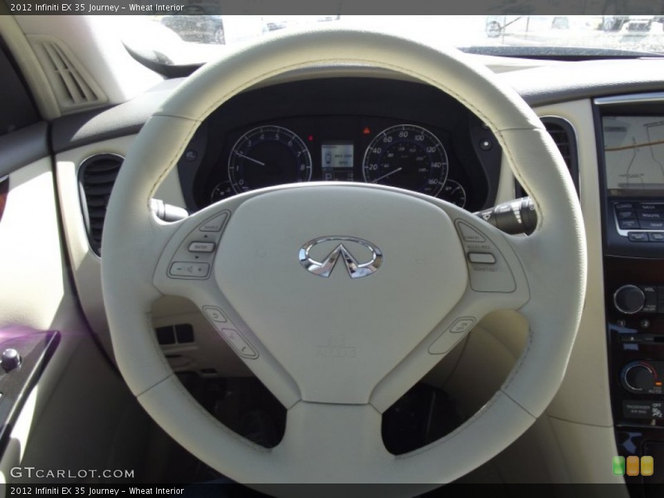 Wheat Interior Steering Wheel for the 2012 Infiniti EX 35 Journey #61934681