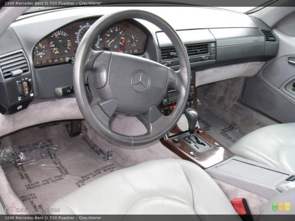Grey Interior Prime Interior for the 1996 Mercedes-Benz SL 500 Roadster #61935572