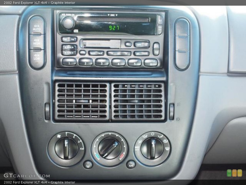 Graphite Interior Controls for the 2002 Ford Explorer XLT 4x4 #61936161