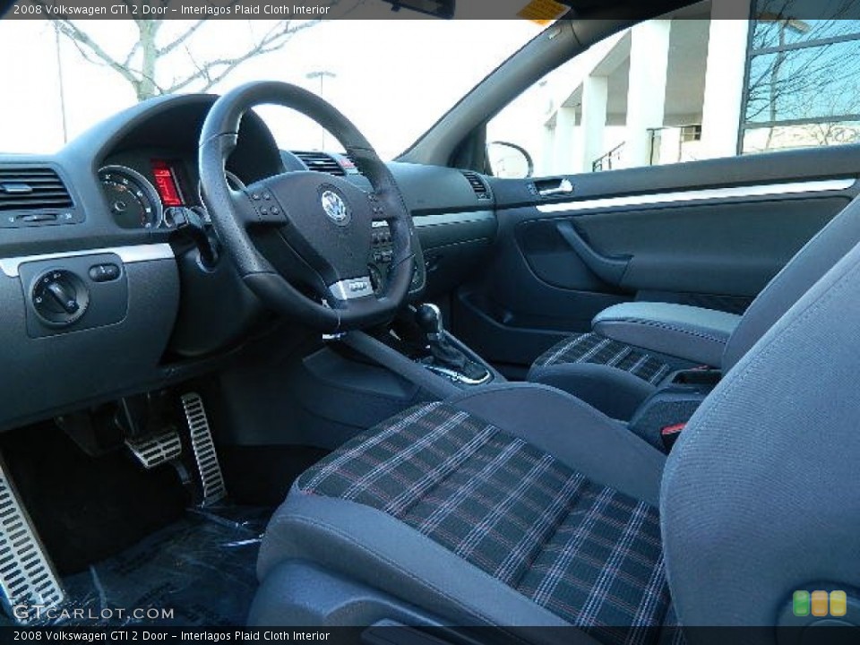 Interlagos Plaid Cloth Interior Photo for the 2008 Volkswagen GTI 2 Door #61937591