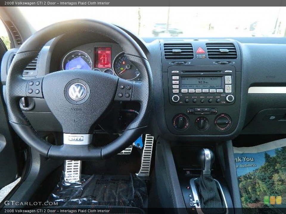 Interlagos Plaid Cloth Interior Dashboard for the 2008 Volkswagen GTI 2 Door #61937616