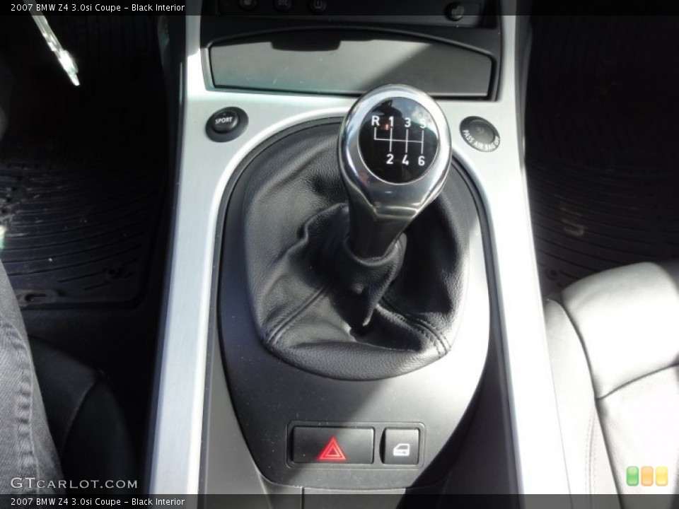 Black Interior Transmission for the 2007 BMW Z4 3.0si Coupe #61951286