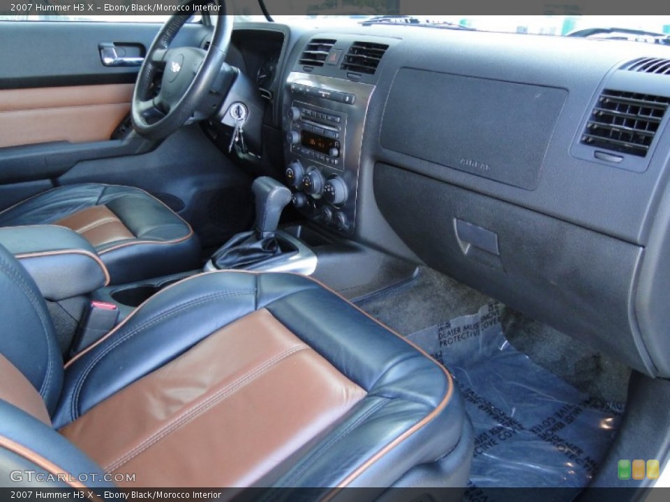 Ebony Black/Morocco Interior Dashboard for the 2007 Hummer H3 X #61952810