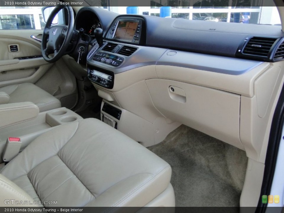 Beige Interior Dashboard for the 2010 Honda Odyssey Touring #61953652