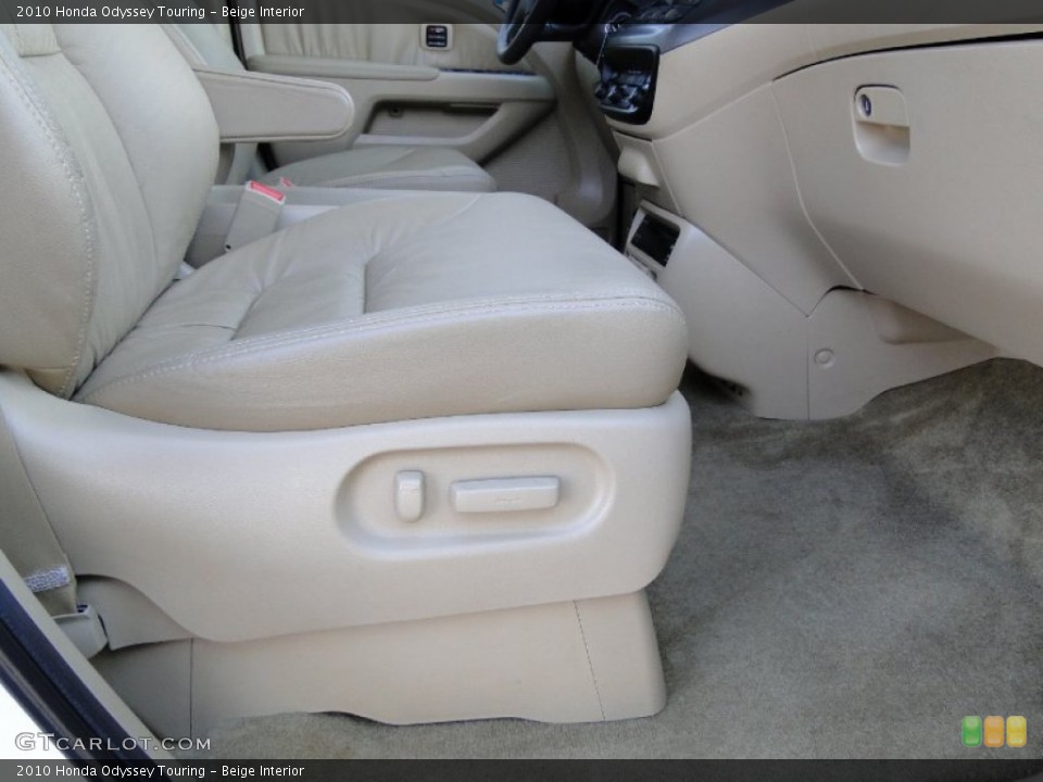 Beige Interior Front Seat for the 2010 Honda Odyssey Touring #61953662
