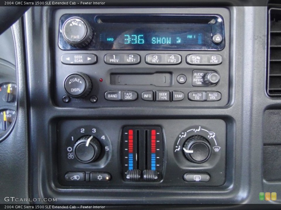 Pewter Interior Controls for the 2004 GMC Sierra 1500 SLE Extended Cab #61953995