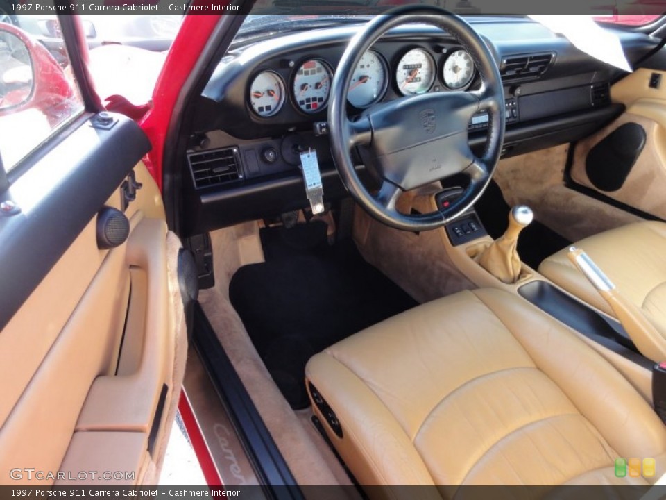 Cashmere Interior Prime Interior for the 1997 Porsche 911 Carrera Cabriolet #61955198