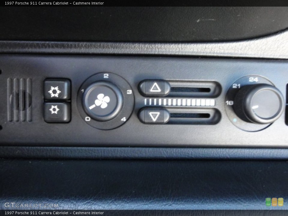 Cashmere Interior Controls for the 1997 Porsche 911 Carrera Cabriolet #61955363