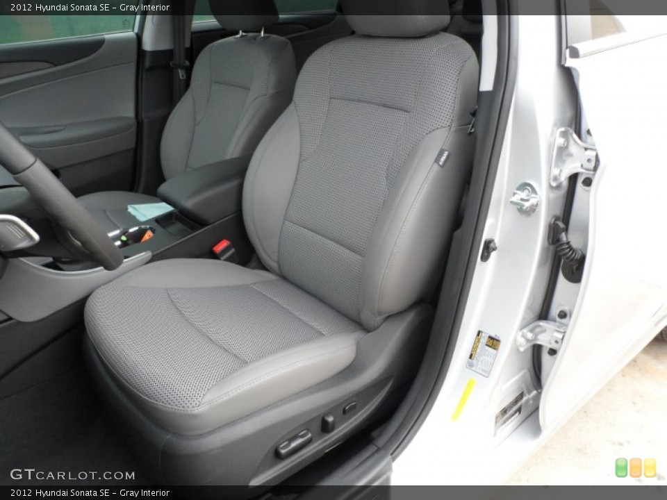 Gray Interior Front Seat for the 2012 Hyundai Sonata SE #61955372