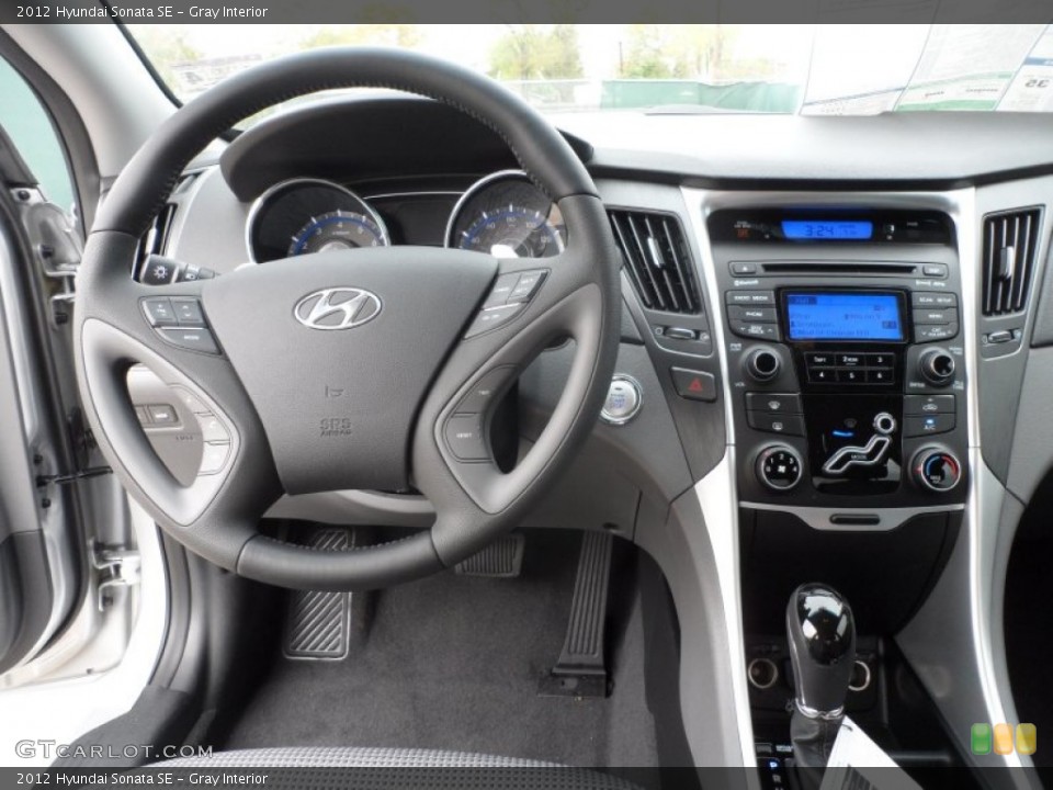 Gray Interior Dashboard for the 2012 Hyundai Sonata SE #61955387