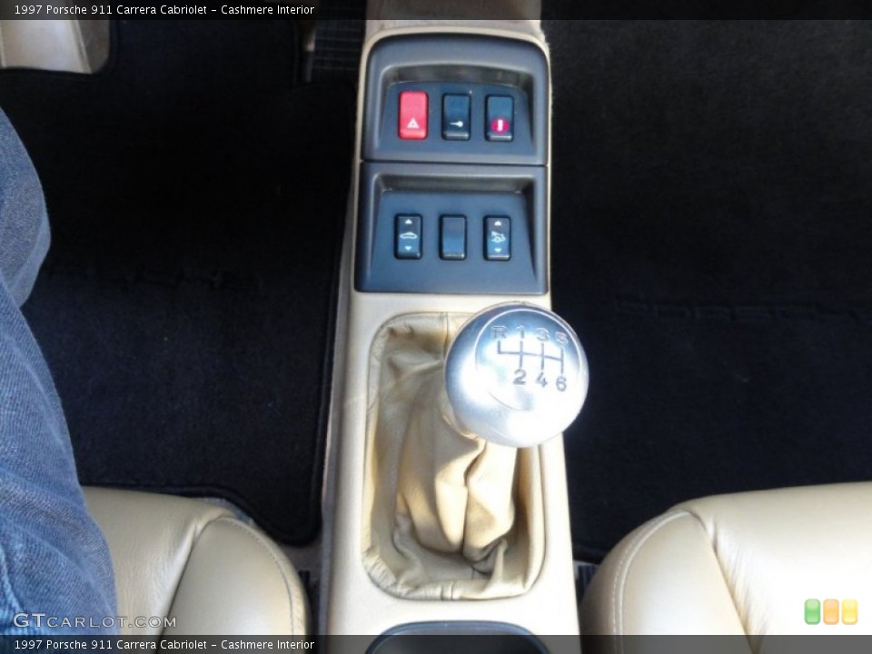 Cashmere Interior Transmission for the 1997 Porsche 911 Carrera Cabriolet #61955390