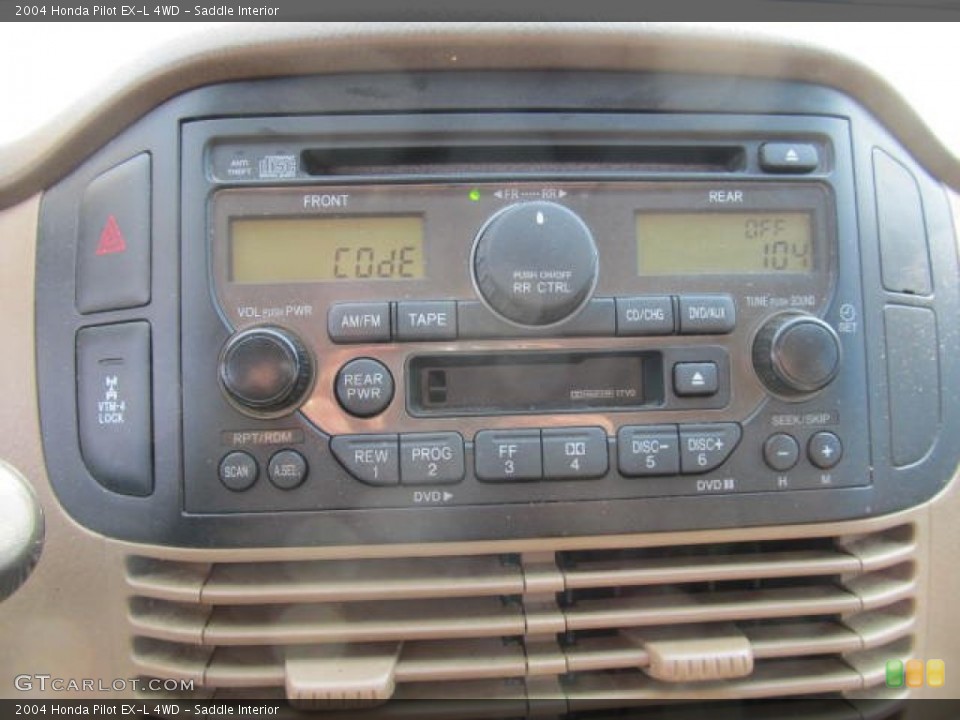 Saddle Interior Audio System for the 2004 Honda Pilot EX-L 4WD #61956746