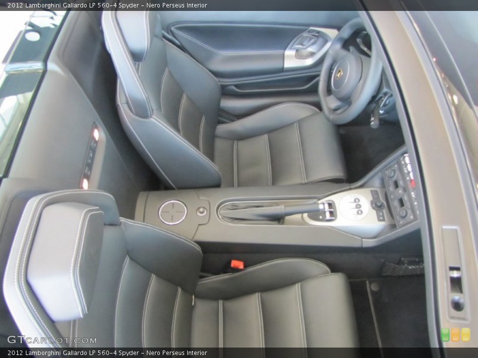Nero Perseus Interior Photo for the 2012 Lamborghini Gallardo LP 560-4 Spyder #61958810
