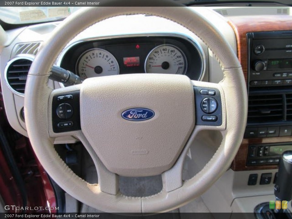 Camel Interior Steering Wheel for the 2007 Ford Explorer Eddie Bauer 4x4 #61962323