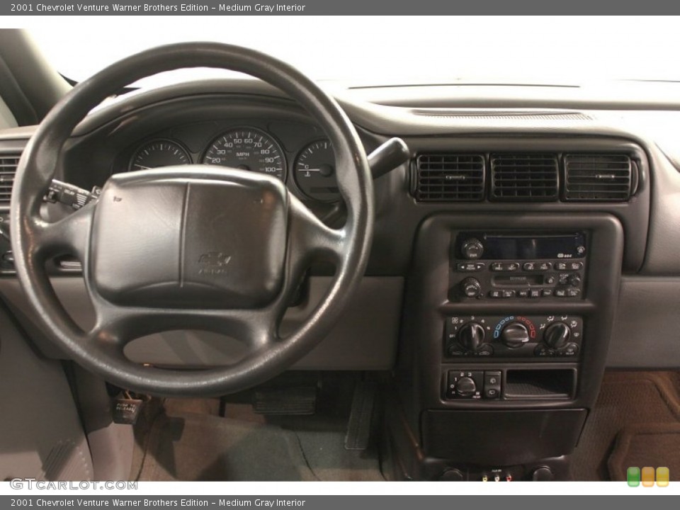 Medium Gray Interior Dashboard for the 2001 Chevrolet Venture Warner Brothers Edition #61962548