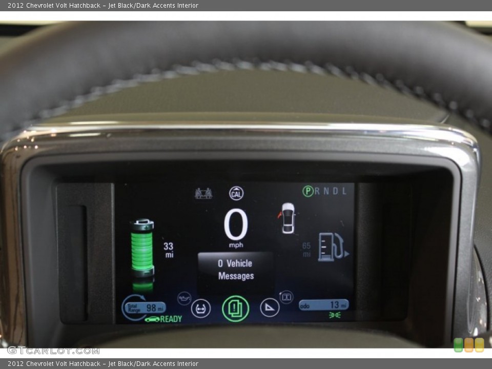 Jet Black/Dark Accents Interior Gauges for the 2012 Chevrolet Volt Hatchback #61962716