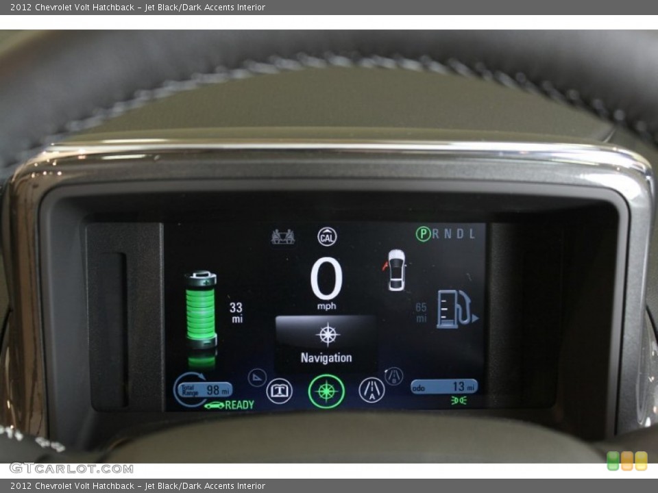 Jet Black/Dark Accents Interior Gauges for the 2012 Chevrolet Volt Hatchback #61962734