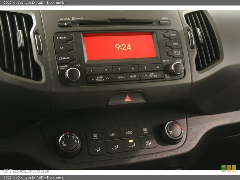 Black Interior Audio System for the 2012 Kia Sportage LX AWD #61963655