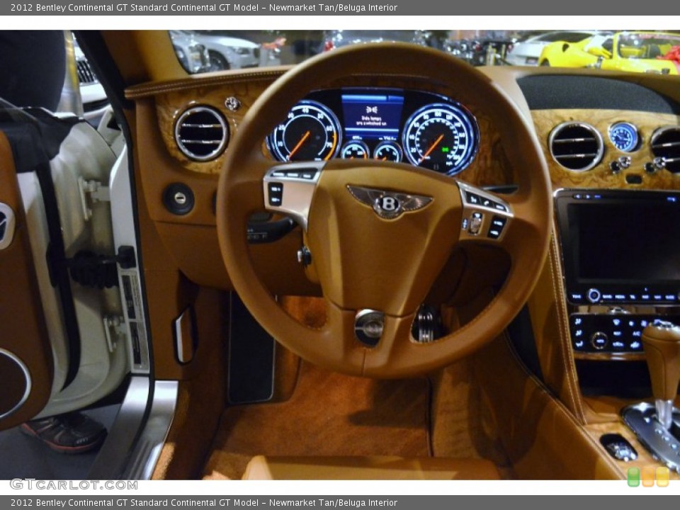 Newmarket Tan/Beluga 2012 Bentley Continental GT Interiors