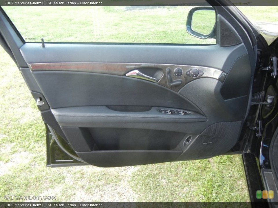 Black Interior Door Panel for the 2009 Mercedes-Benz E 350 4Matic Sedan #61971203
