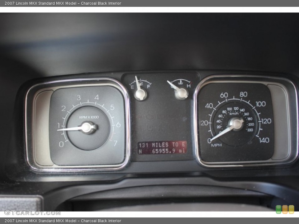 Charcoal Black Interior Gauges for the 2007 Lincoln MKX  #61976043