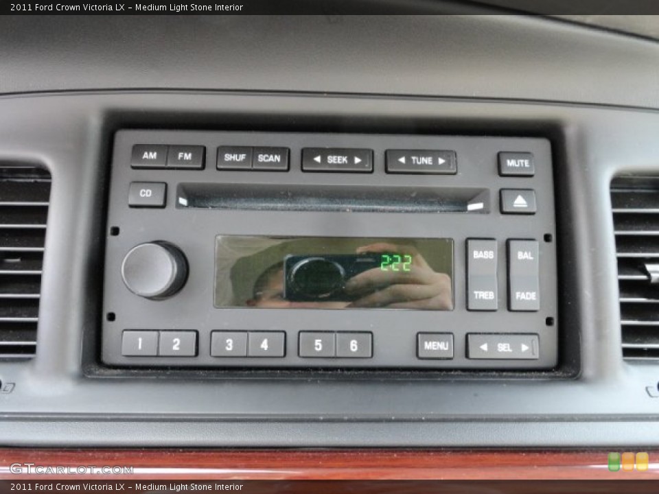 Medium Light Stone Interior Audio System for the 2011 Ford Crown Victoria LX #61978449