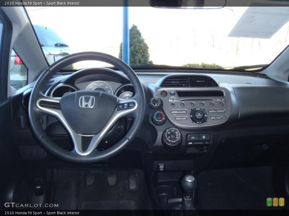 Sport Black Interior Dashboard for the 2010 Honda Fit Sport #61981271
