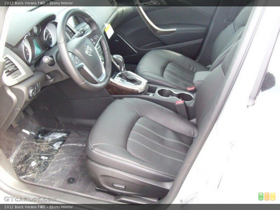 Ebony Interior Front Seat for the 2012 Buick Verano FWD #61986578