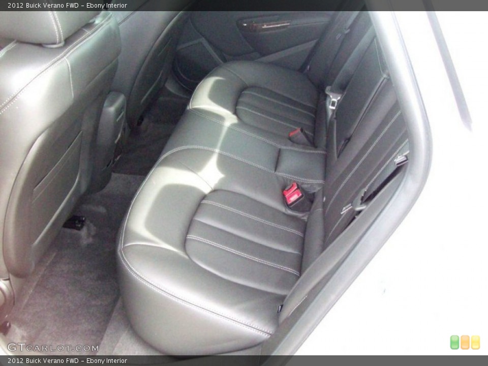 Ebony Interior Rear Seat for the 2012 Buick Verano FWD #61986585