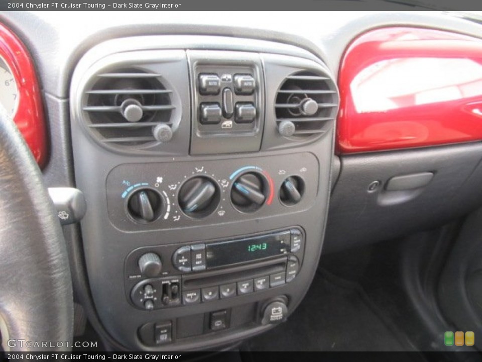 Dark Slate Gray Interior Controls for the 2004 Chrysler PT Cruiser Touring #61986664