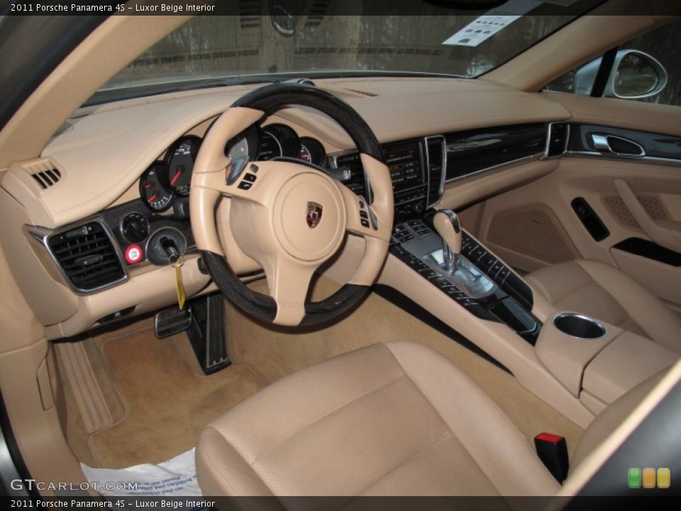 Luxor Beige Interior Prime Interior for the 2011 Porsche Panamera 4S #61994454