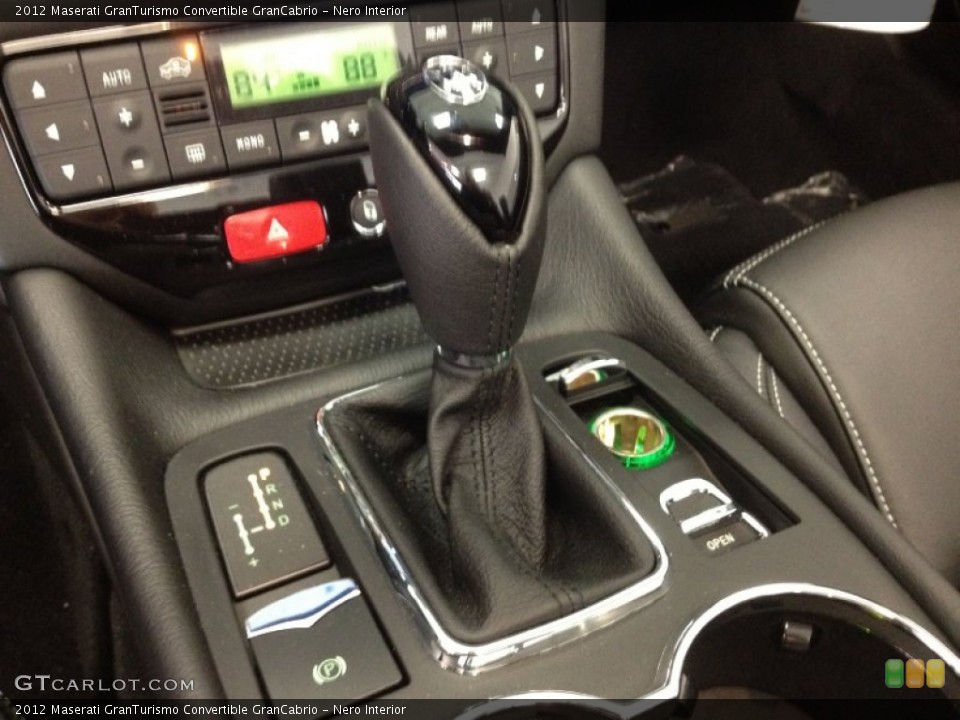 Nero Interior Transmission for the 2012 Maserati GranTurismo Convertible GranCabrio #61996452