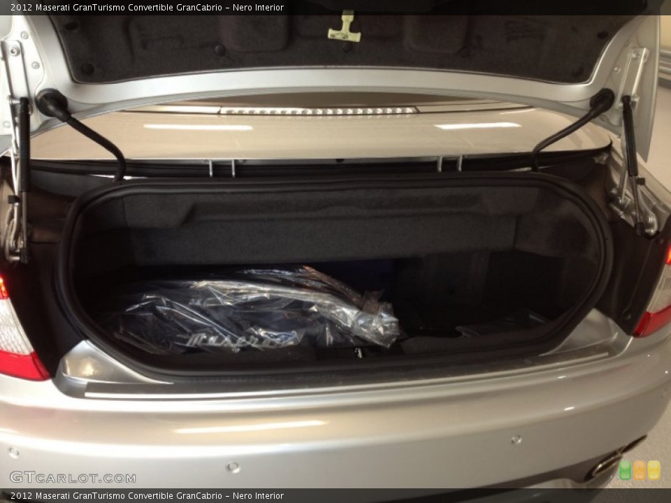 Nero Interior Trunk for the 2012 Maserati GranTurismo Convertible GranCabrio #61996497