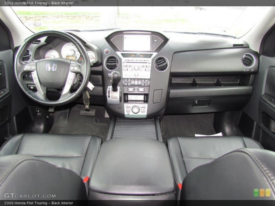 Black Interior Dashboard for the 2009 Honda Pilot Touring #62001696