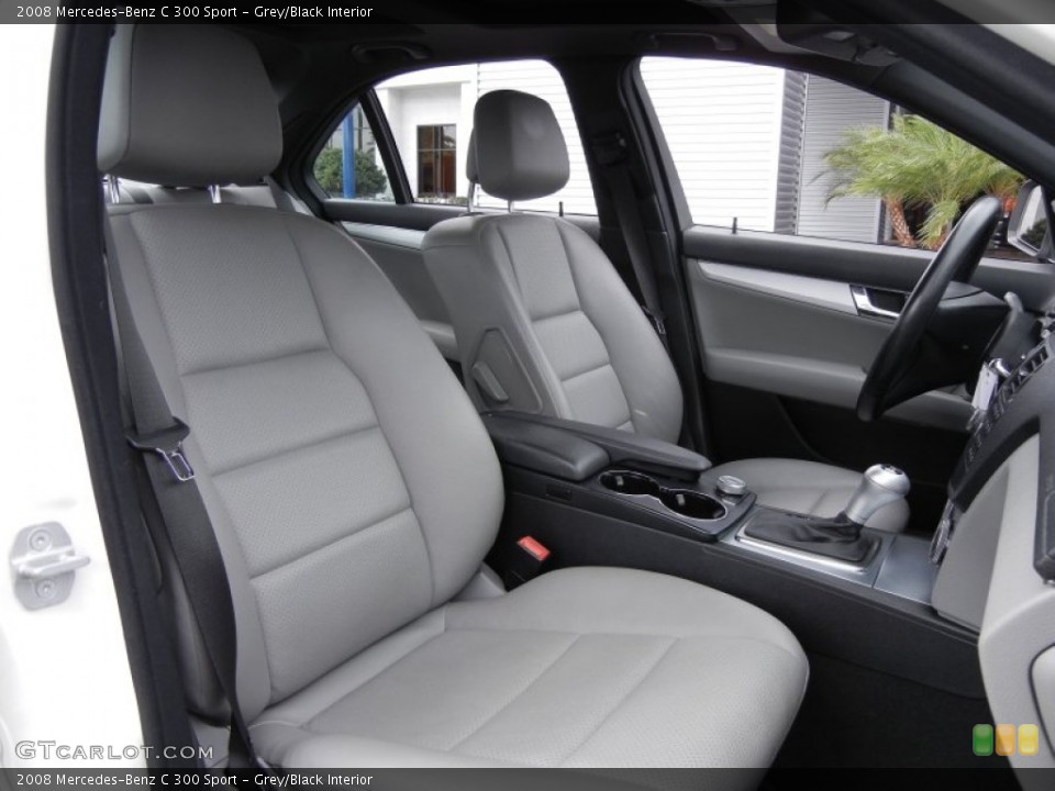 Grey/Black Interior Photo for the 2008 Mercedes-Benz C 300 Sport #62001954