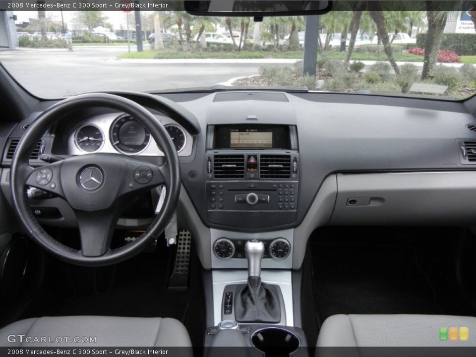 Grey/Black Interior Dashboard for the 2008 Mercedes-Benz C 300 Sport #62001969
